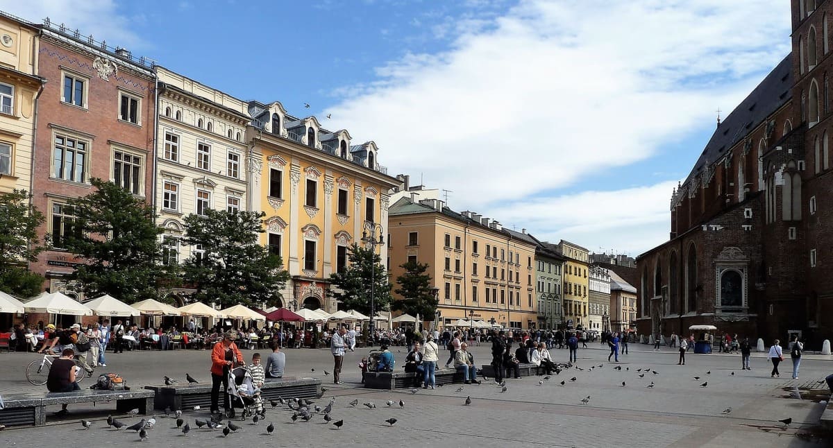 Plaza del mercado de Cracovia